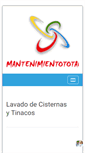 Mobile Screenshot of mantenimientototalmx.com